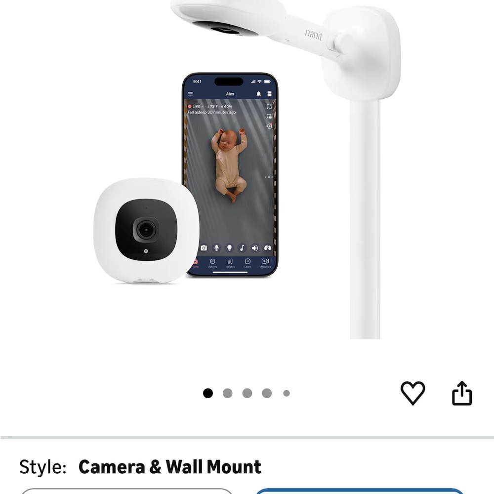 Nanit Camera and Wall Mount